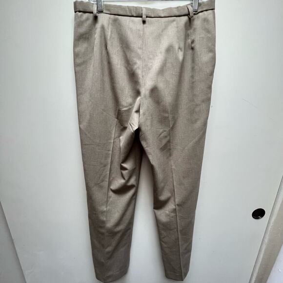 Pendleton Tan Wide Leg Virgin Wool Dress Pants, Trousers Size 10 - Picture 7 of 7